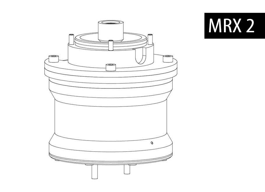 BalTec 用于 2 和 281R 型机器的 MRX 281 多铆头图形，工具间距：最小 8，最大 70”