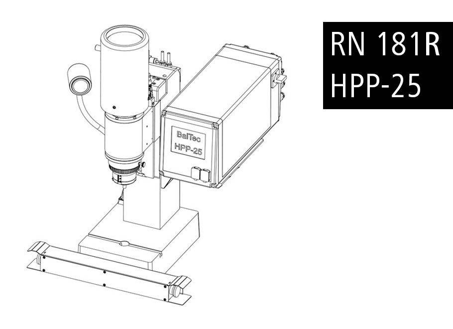 BalTec 径向铆接机 181R 型，带过程控制 HPP-25