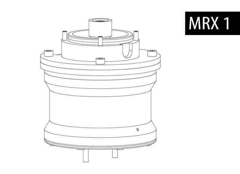 BalTec MRX 1 多铆接头的图形，适用于从 081 到 231 的机器类型。