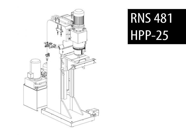 BalTec 径向基座铆接机 481 型，带过程控制 HPP-25