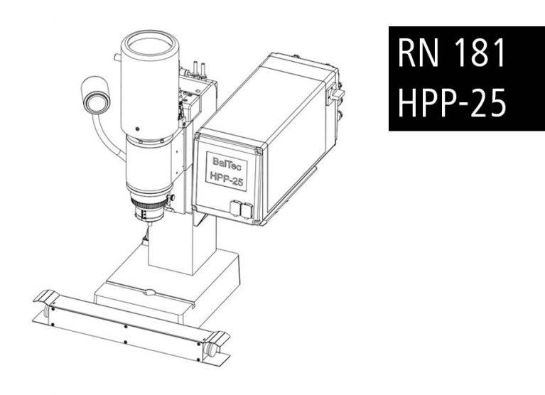 BalTec 径向铆接机 181 型，带过程控制 HPP-25